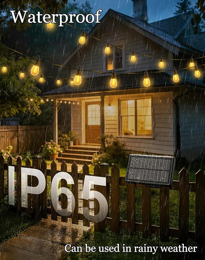 100ft-Solar-Powered-Lights-Outdoor-Waterproof-String - Image 2