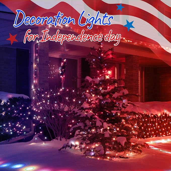 4th of July Decoration Patriotic Mini Lights - Image 7