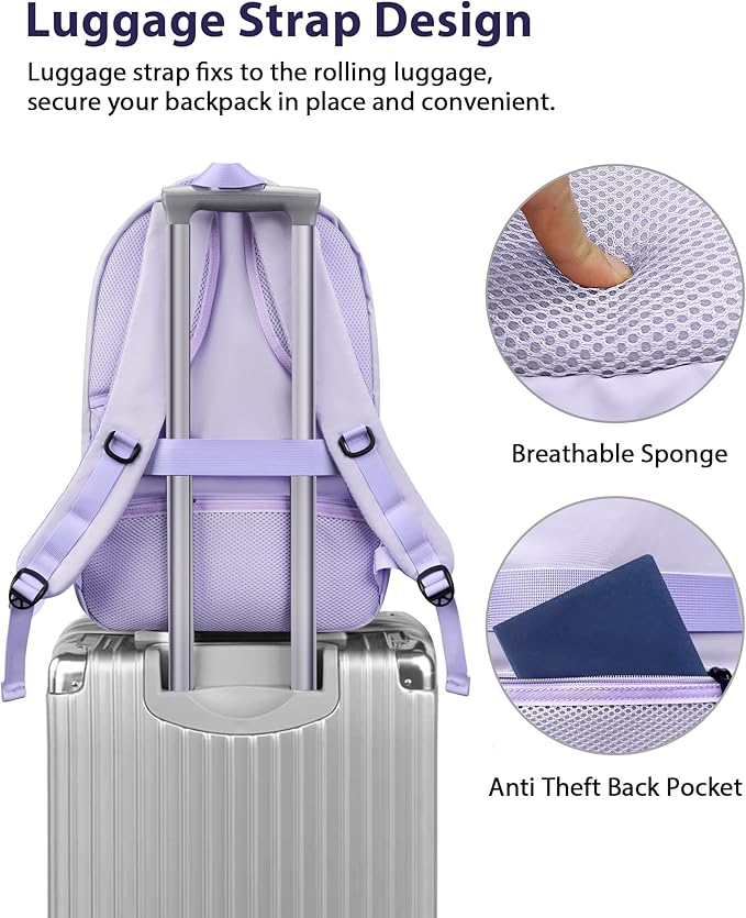 MATEIN Large 17 Inch Laptop Backpack - Image 3