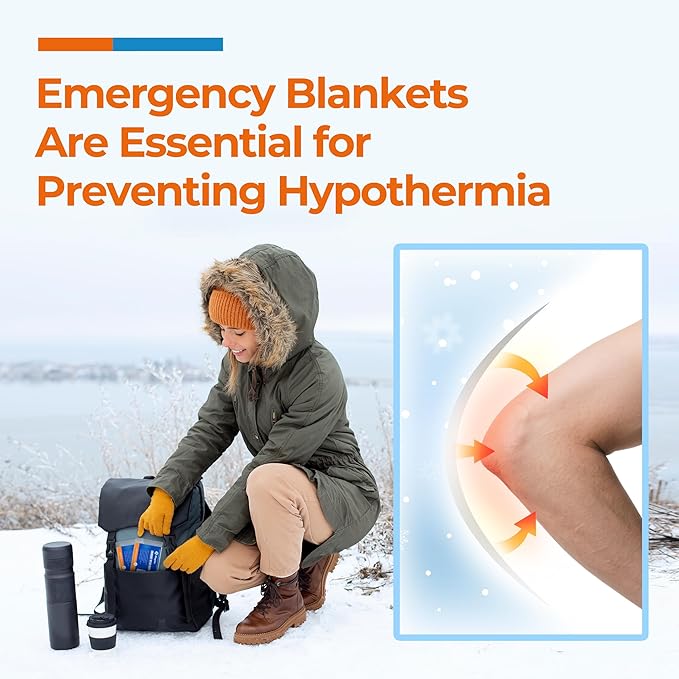 K Kingstar Emergency Blanket 75 Pack, Bulk Supply - Image 5