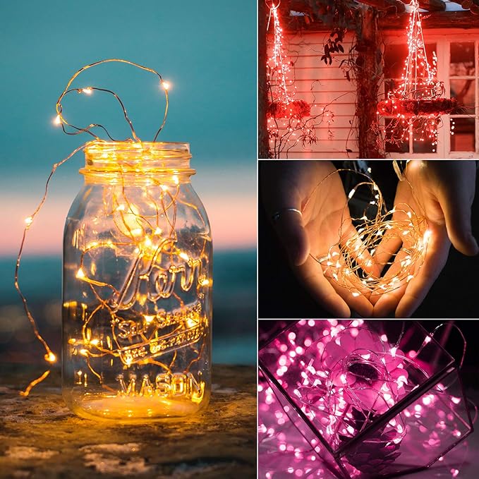 Brightown 12 Pack Multi Color Led Fairy Lights Battery Operated String Lights - Image 3