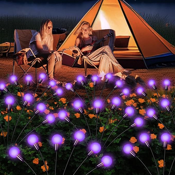 NBQQ Solar Garden Lights Outdoor, Waterproof Solar Powered Lights - Image 7