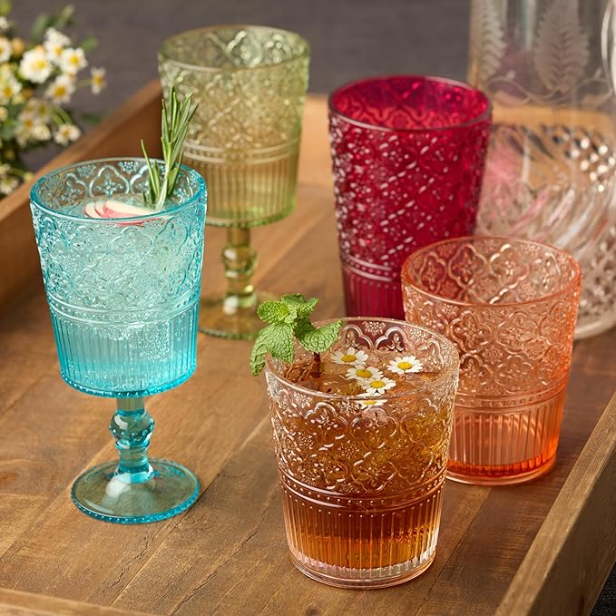 Victoria Clear Set of 6 Premium Acrylic DOF Glass 16 oz – Unbreakable Drinkware - Image 6