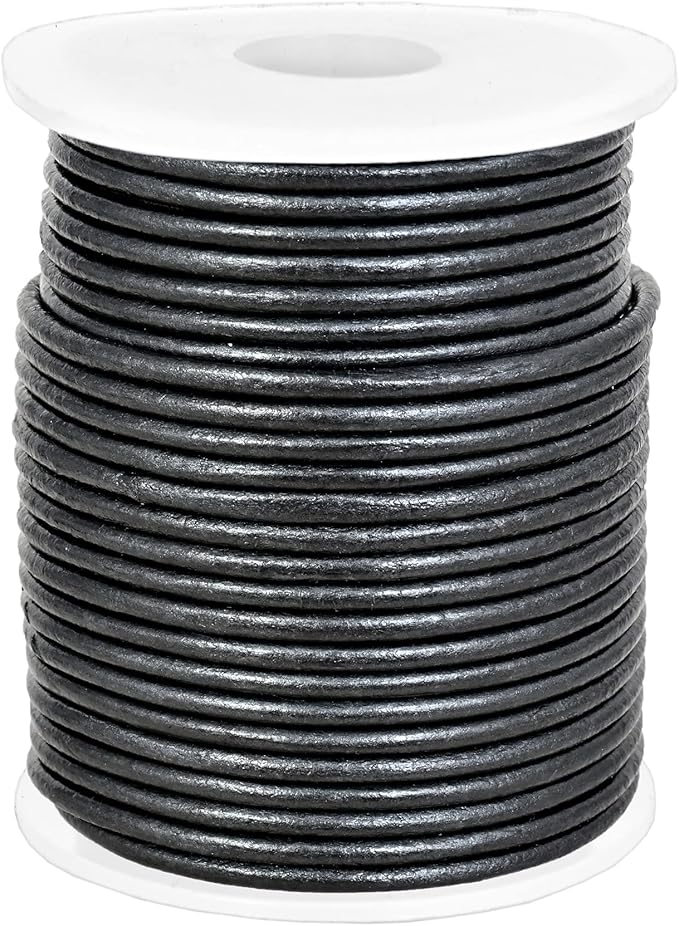 GENIQUE Real/Genuine Round Leather String Cord - Image 2