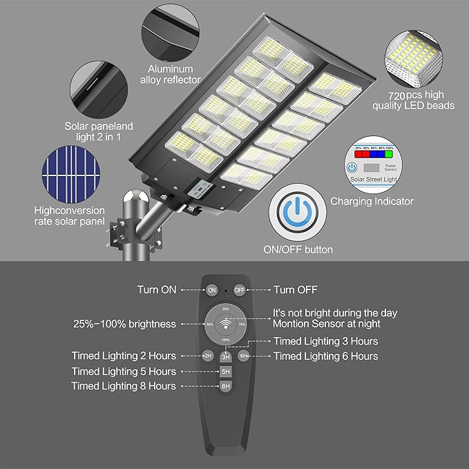 Outdoor Solar Street Light - Image 6