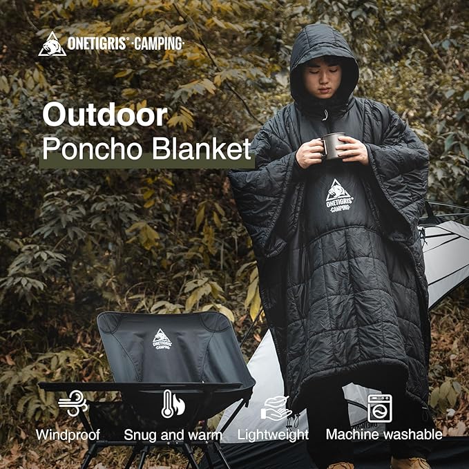 ONETIGRIS Camping Blanket Poncho - Image 2