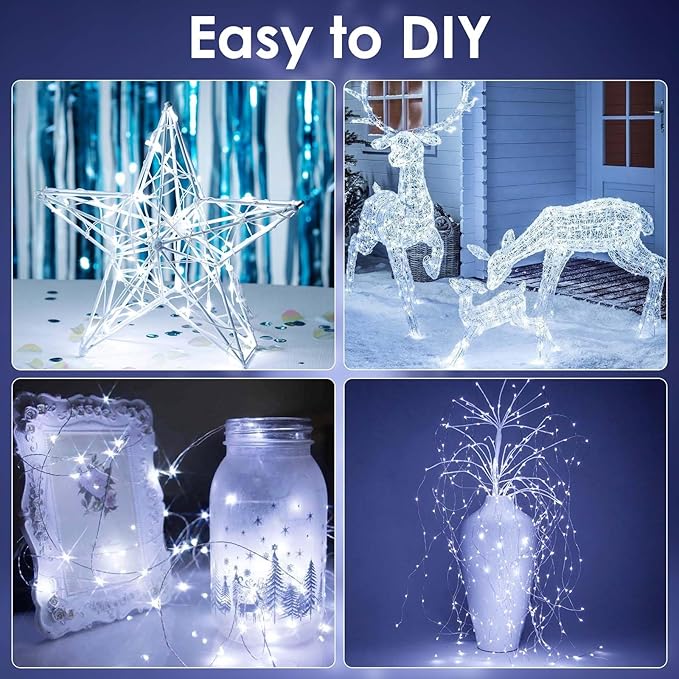 2-Pack Fairy Lights Battery Operated - Image 5