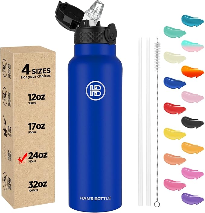 Han's Bottle Sports Water Bottle - 24 Oz by han%27s+bottle