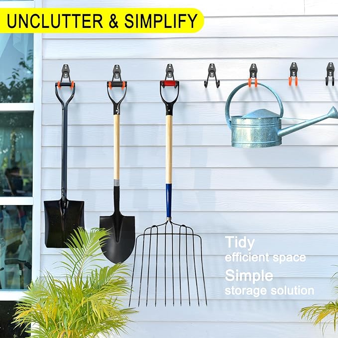 10 Pack Garage Hooks Heavy Duty Storage Organizer Wall Mount Power and Garden - Image 5