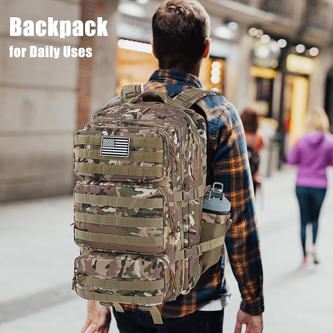 Military Tactical Backpack 50L Large Day Backpack - Image 6