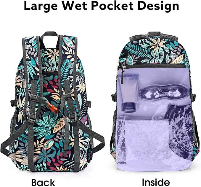 G4Free 40L Lightweight Packable Hiking Backpack, Waterproof Travel Daypack - Image 2