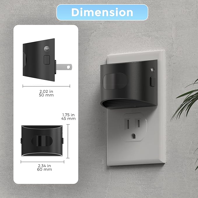 L LOHAS LED Night Light with Motion Sensor & Dusk to Dawn Sensor, Night Lights - Image 8