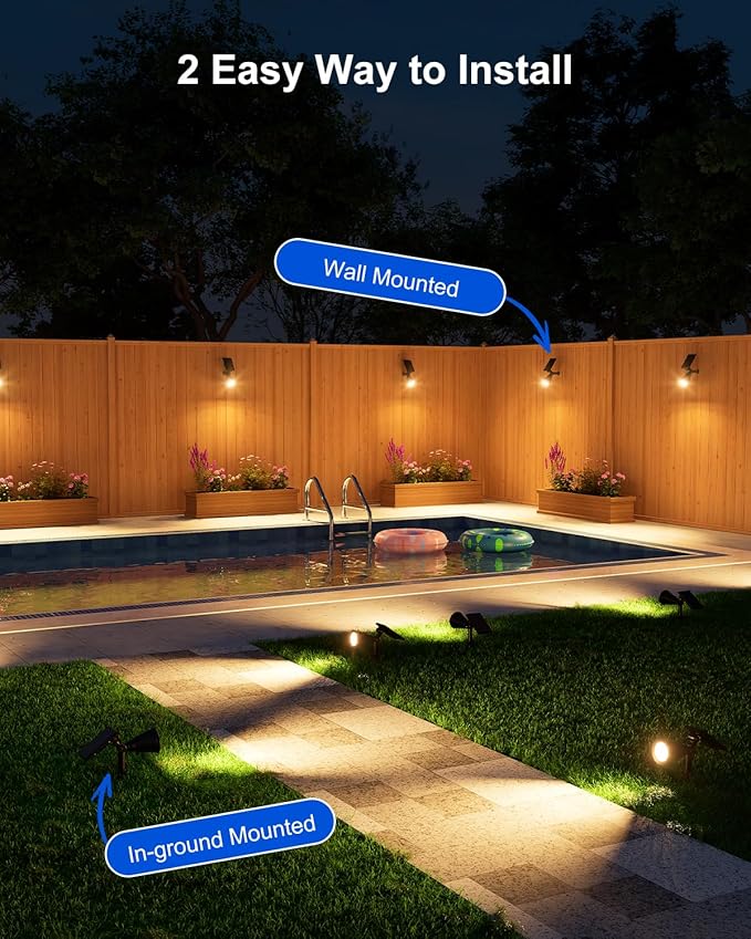 Solar Power Spot Lights Outdoor Waterproof - Image 9