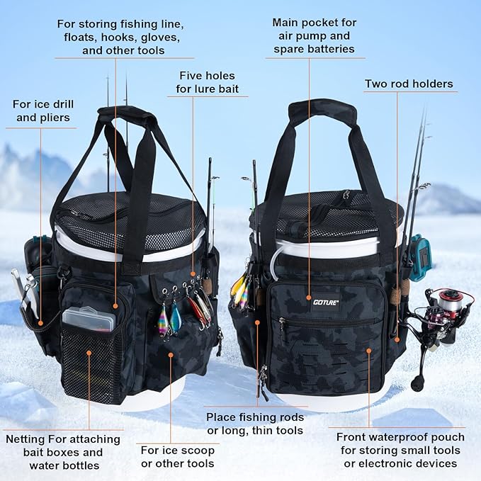 Goture Fishing Bucket Organizer - Image 3