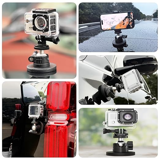 ULIBERMAGNET Black Magnetic Camera Mount, Strong Magnetic Mount - Image 6