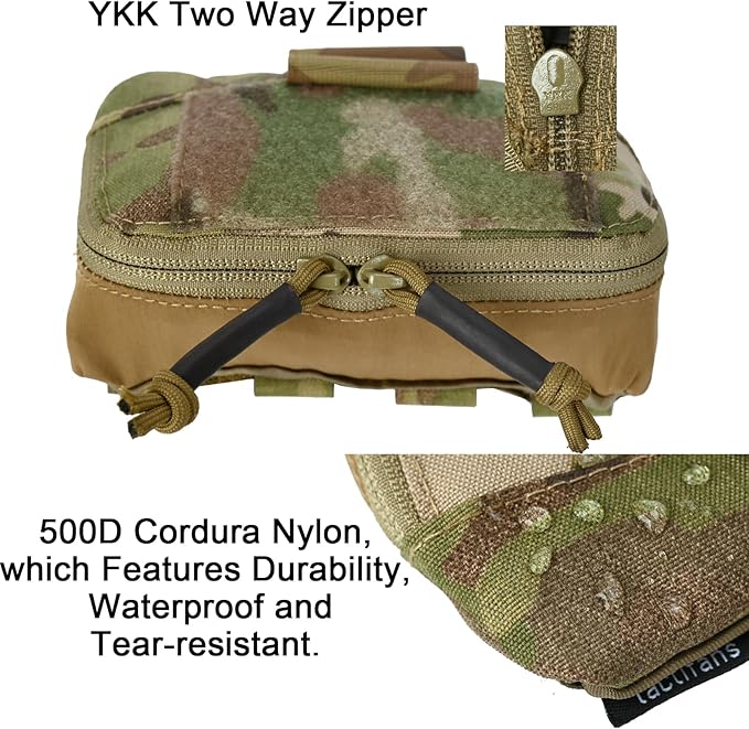 Tactical Molle Admin Pouch Chest Rig Small Molle Chest Pouch Utility MOLLE/Belt - Image 3