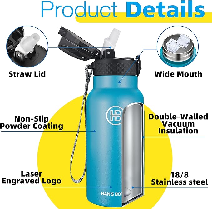 Han's Bottle Kids Water Bottle - Image 5