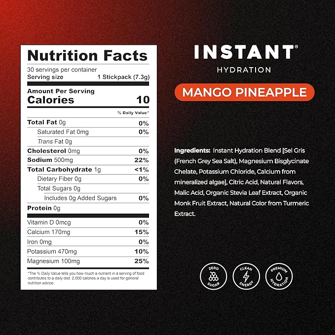 Instant Hydration Electrolytes Powder Packets - Image 3