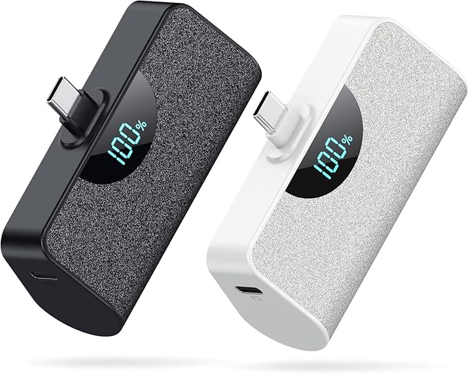 Portable Charger for iPhone 17/16/15, 5200mAh PD USB C Power Bank Built-in by HETP