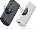 Mini Portable Charger 5200mAh Power Bank, 3A PD USB C Cell Phone Portable Power by Swyop