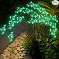 Solar Garden Lights 2 Pack Waterproof Solar Swaying Starburst Light Outdoor by Yaafen