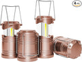 Lichamp LED Camping Lantern, 4 Pack Battery Powered Flashlight by Lichamp