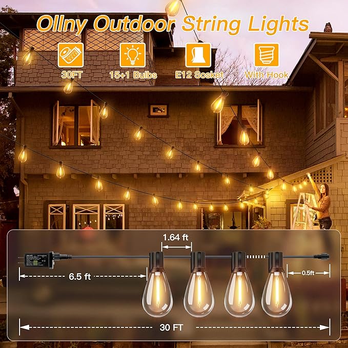 Ollny S11 Outdoor String Lights - Image 2