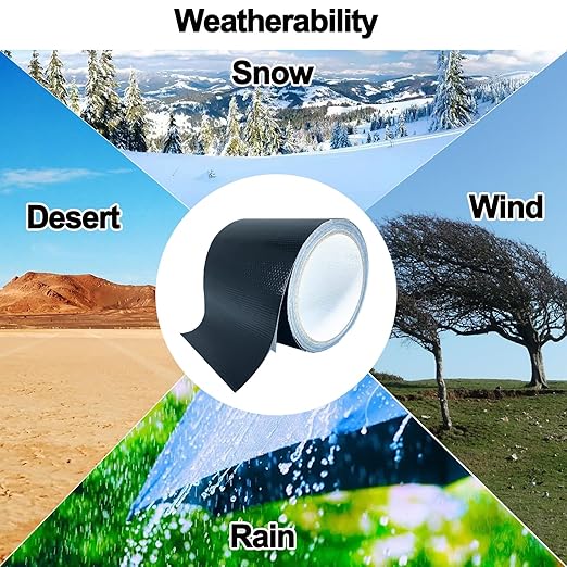 Awning Waterproof Repair Tape, 4IN x 20FT Heavy Duty Outdoor Canvas Tarp Repair - Image 6