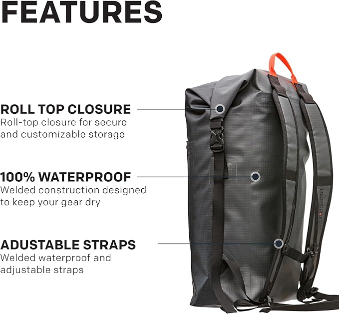 Grundéns Bootlegger Roll Top Backpack | Waterproof - Image 4