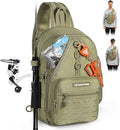 KastKing Karryall Sling Tackle Bag–Fishing Sling Pack, Fishing Backpack by KastKing