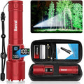 Rechargeable Tactical Flashlights 2000 High Lumens - 5000mAh Super Bright LED by Banral