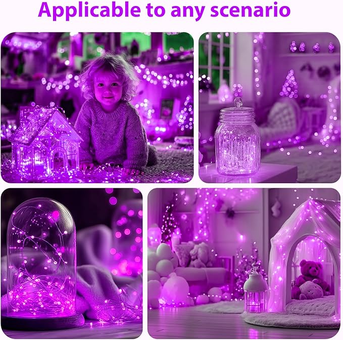 HXWEIYE Rechargeable Fairy Lights - Image 9