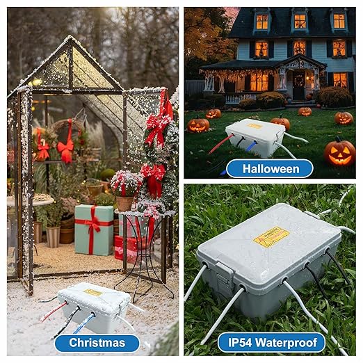 NineLeaf Large Outdoor Electrical Box Waterproof, IP54 Weatherproof Extension - Image 3