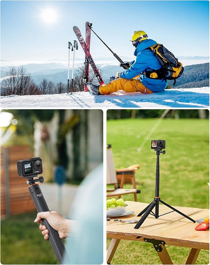 53.5" Osmo Action Selfie Stick Tripod - Image 3