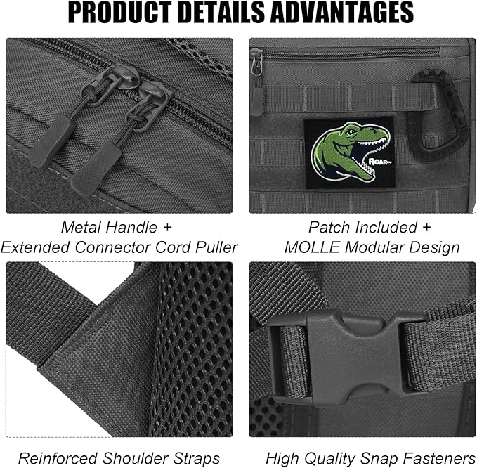 Kids Tactical Backpack Army Molle Bookbag Military Boys Backpack - Image 5