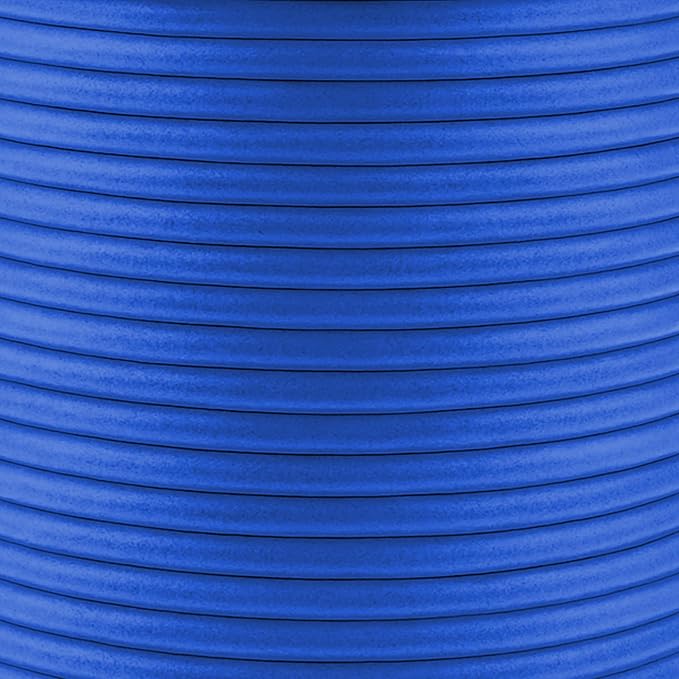 Mandala Crafts Round Genuine Blue Leather Cord - Image 3