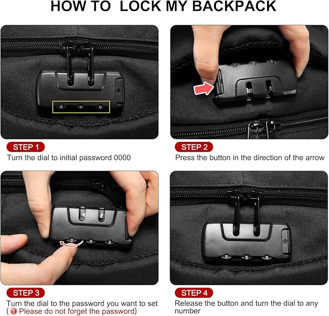 LOVEVOOK Large Backpack for Men 18.4 inch Heavy Duty Travel Laptop Backpack - Image 2