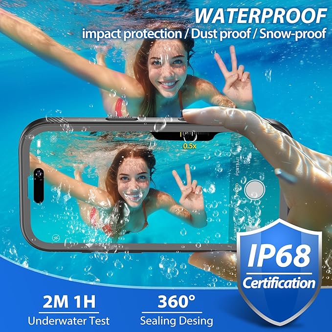 SPORTLINK for iPhone 17 Pro Max Case, IP68 Waterproof Military Protective Full - Image 4