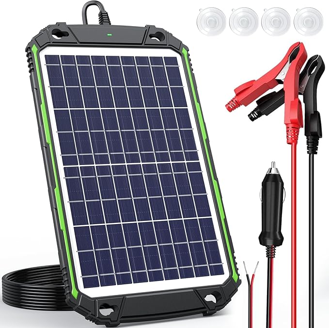 Sun Energise 10W 12V Solar Battery Charger Maintainer PRO, Built-in Smart MPPT by SunEnergise
