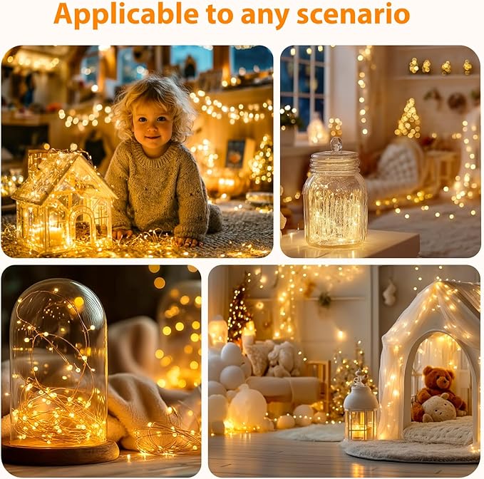 HXWEIYE Rechargeable Fairy Lights - Image 9