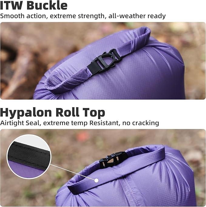 Thous Winds Ultralight Dry Bag, 24 Liter Waterproof Storage Sacks - Image 5