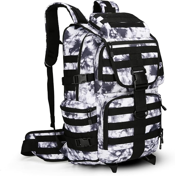 50L Military Tactical Backpack 3 Day Assault Pack Molle Daypack Hiking Backpack by HongXingHai