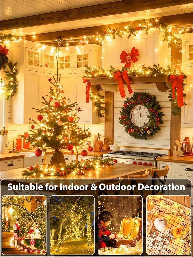 Super-Long 165FT 500 LED Christmas Tree Decor String Lights Indoor Outdoor - Image 5