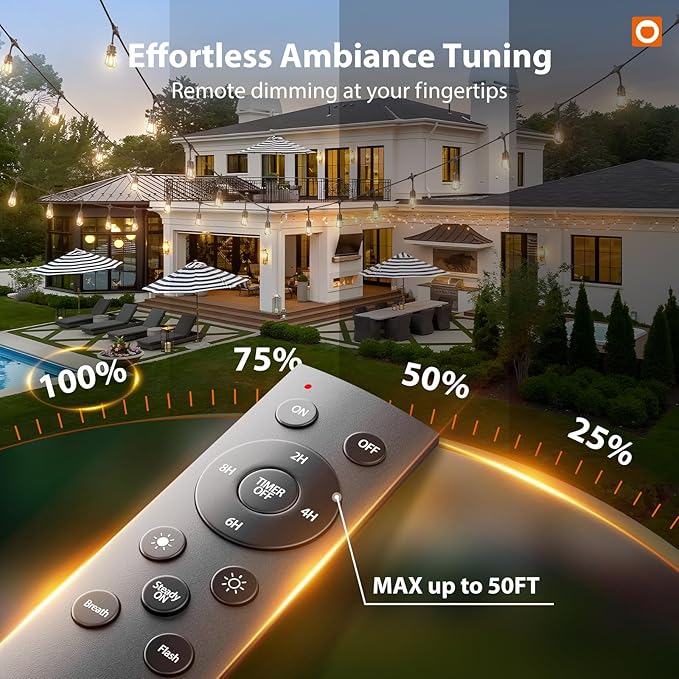addlon 100FT Outdoor String Lights LED - Image 7