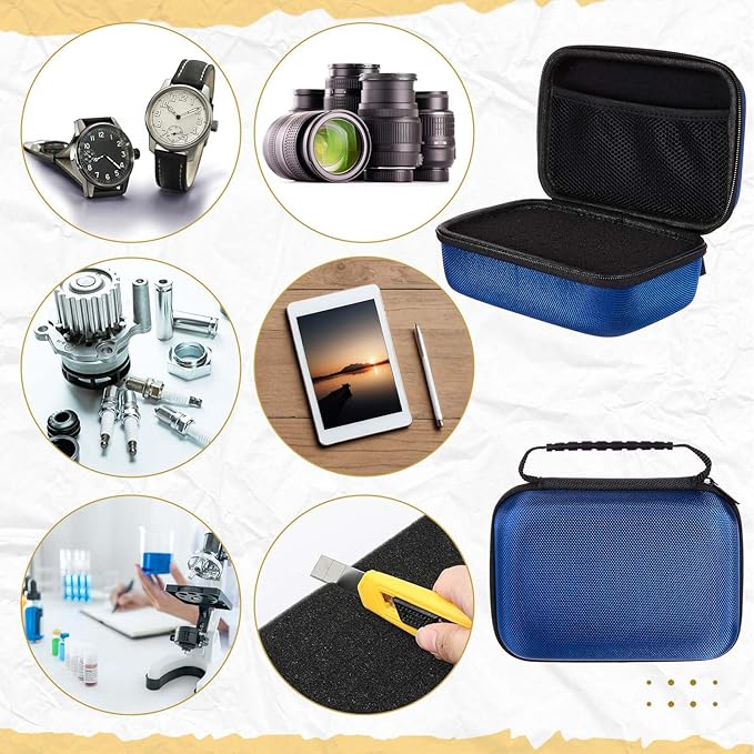 Relaxweex EVA Hard Case with Customizable Foam 11 x 7.8 x 4.3 Inch Protective - Image 7