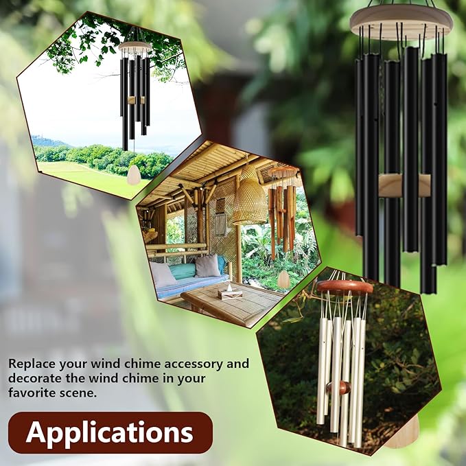 Wind Chime Replacement Parts, Wind Catcher, 19.6FT Nylon Cord, DIY Wind Chime - Image 6