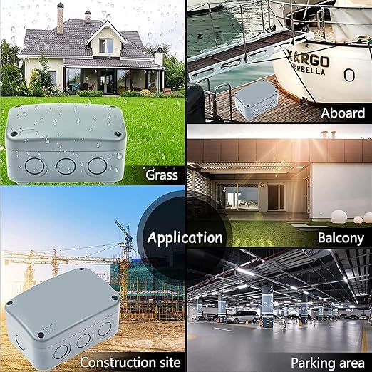 Nineleaf 10PK Outdoor Junction Box ABS Plastic Dustproof IP66 Waterproof - Image 5