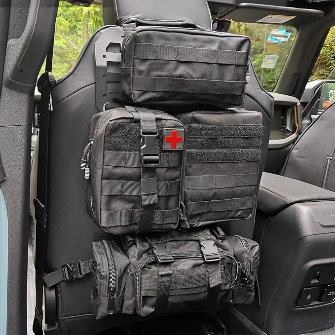 MAIKER 2pcs Tactical Seat Back Molle Panel Compatible - Image 7