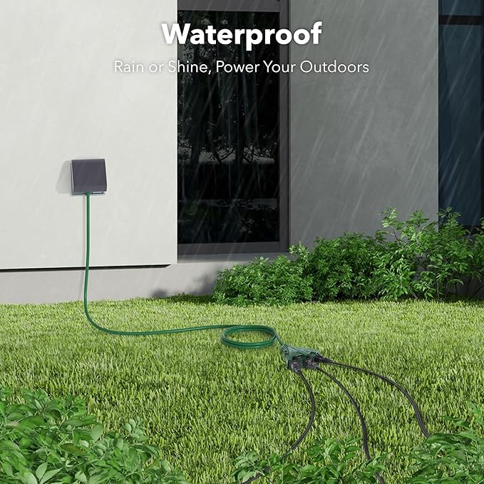 BN-LINK 2-Pack 15Ft Outdoor Extension Cord - Image 4