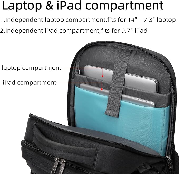 DUSLANG 17 Inch Laptop Backpack - Image 4